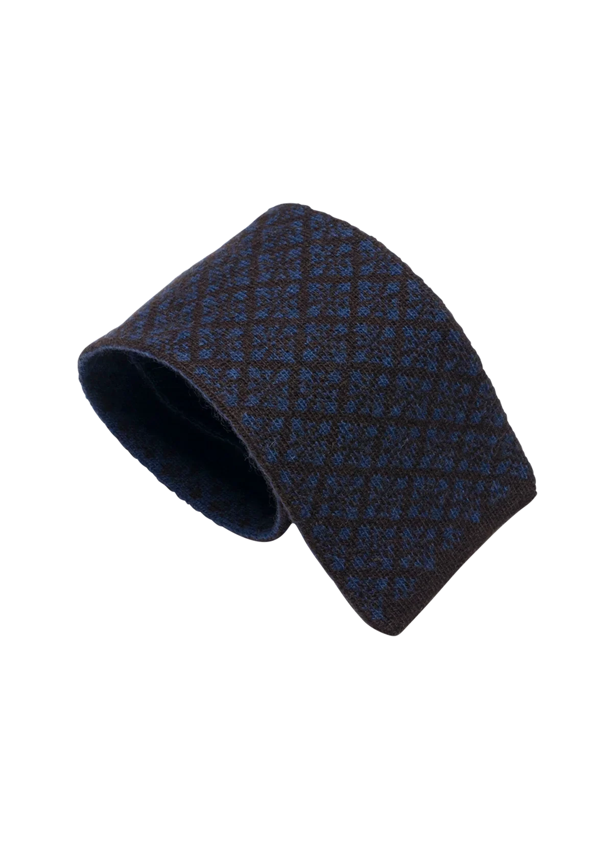 Blue Wool Maglia Tie Pattern 5