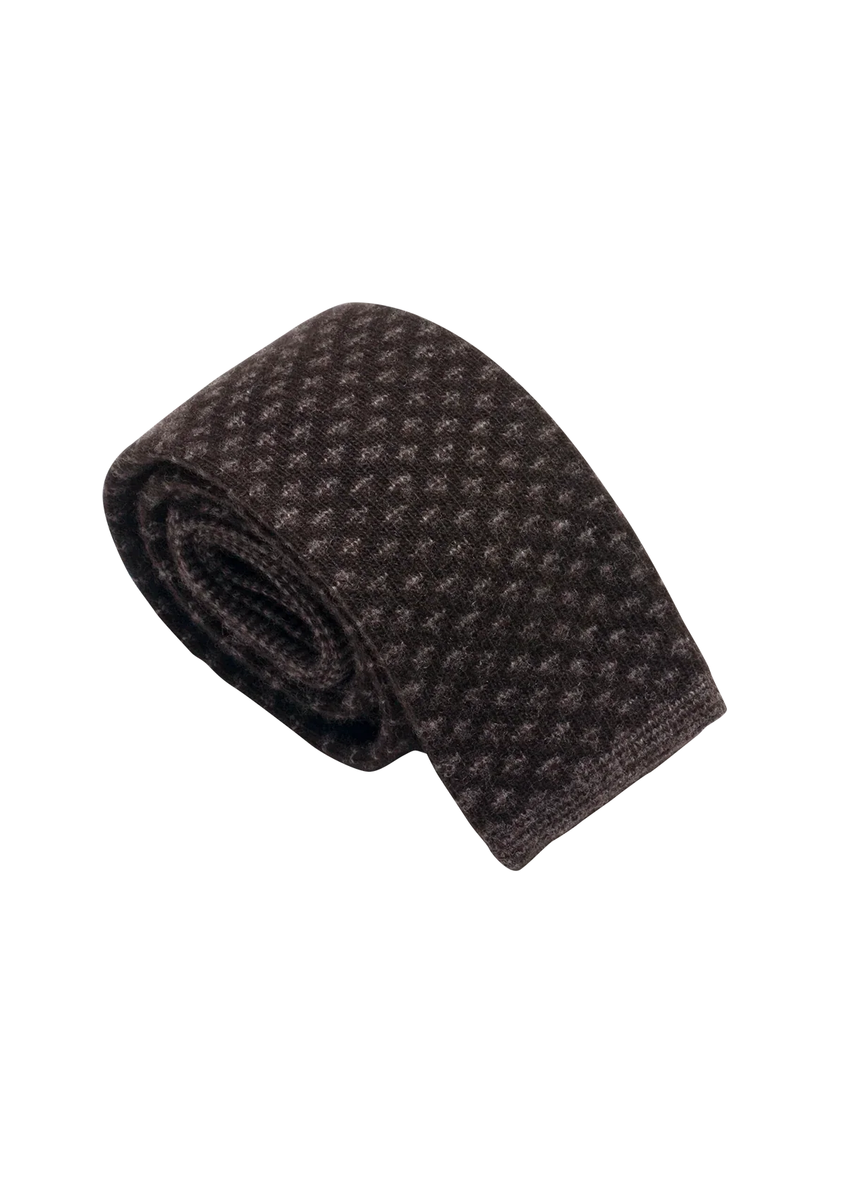 Beige Wool Maglia Tie Pattern 8