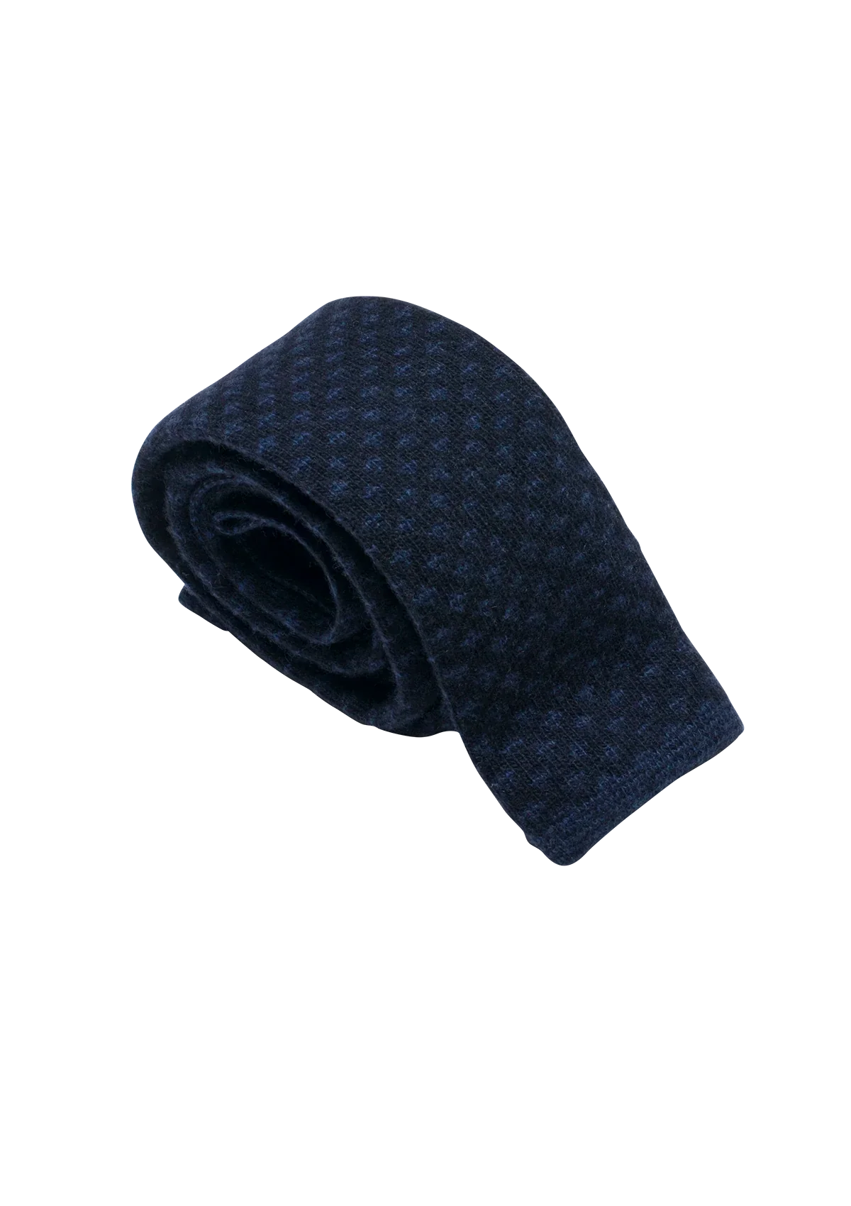 Blue Blue Wool Maglia Tie Pattern 8