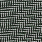Wool And Silk Houndstooth Neckerchief In Dark Green