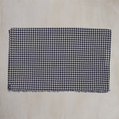 Wool And Silk Houndstooth Scarf In