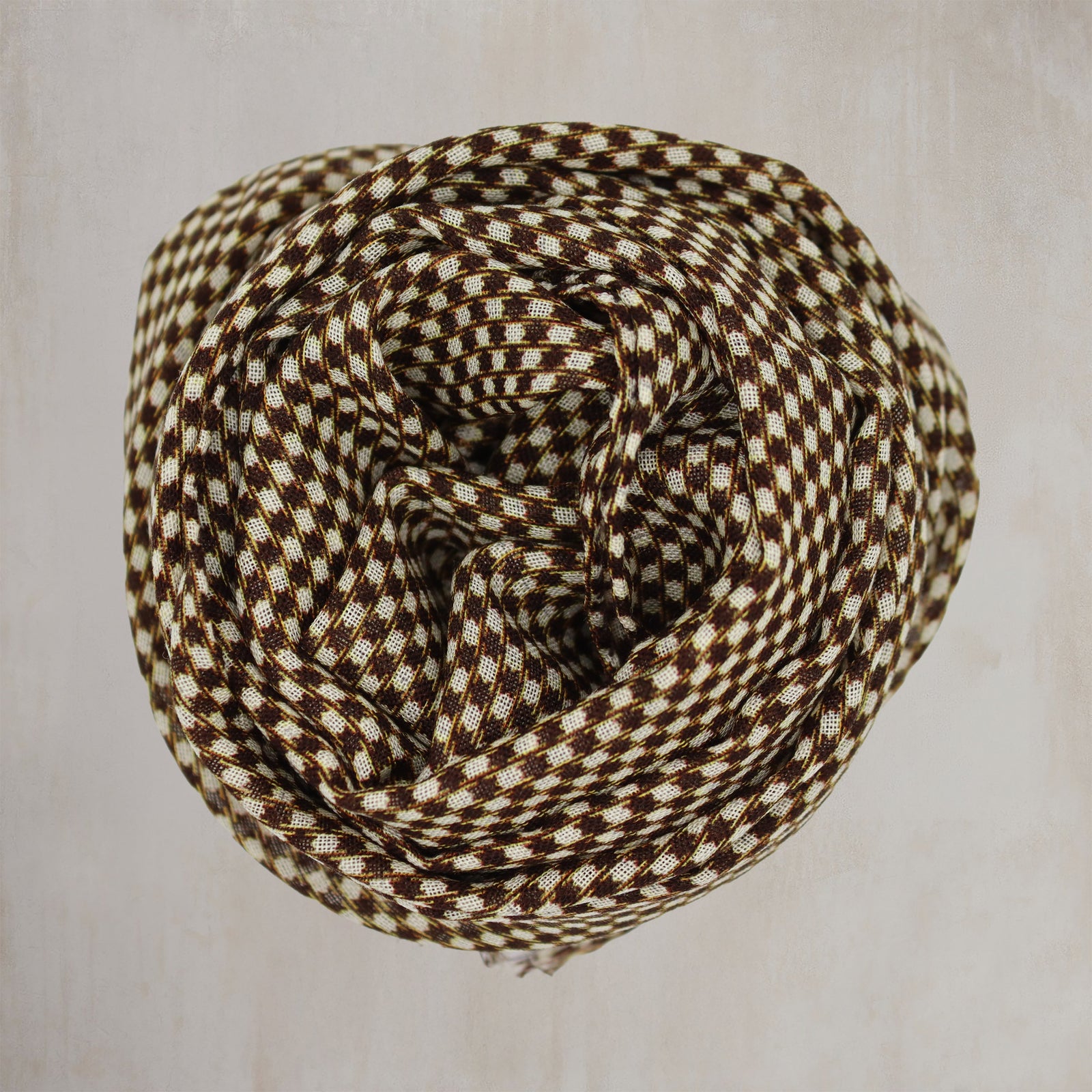 Wool And Silk Medium Spot Scarf In