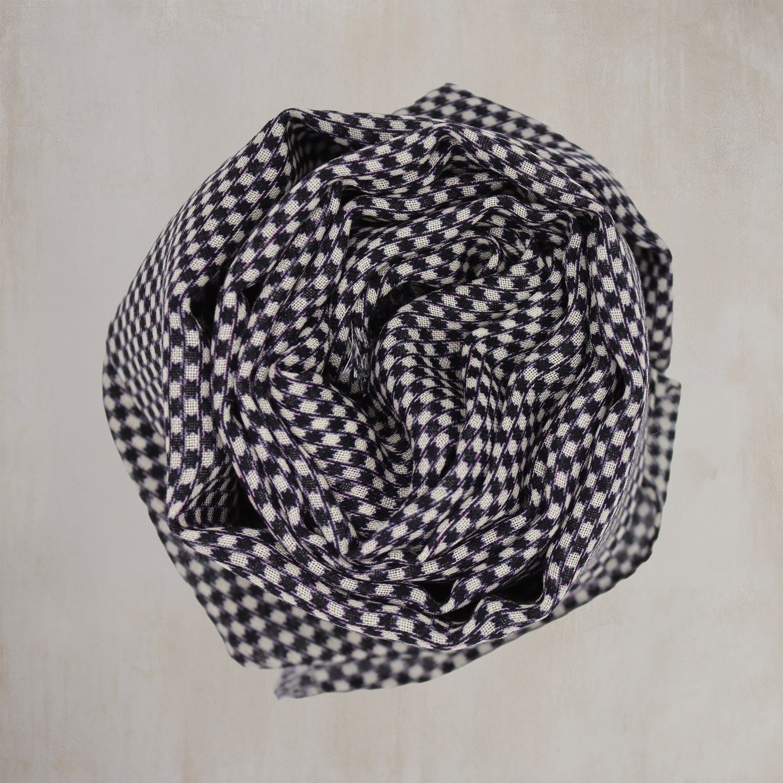 Wool And Silk Medium Spot Scarf In