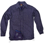 Workman Shirt - Indigo Wabash - Warehouse - Last One - Size Small