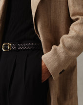 Woven Leather Belt