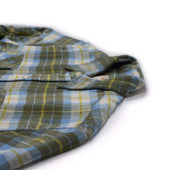 Pearlsnap Western Shirt In Gold Ravine Washed Cotton Flannel