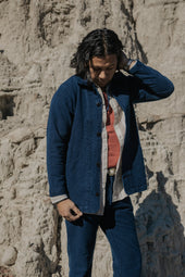 Washed Madras Button Down Collar Shirt Earthtone Stripe