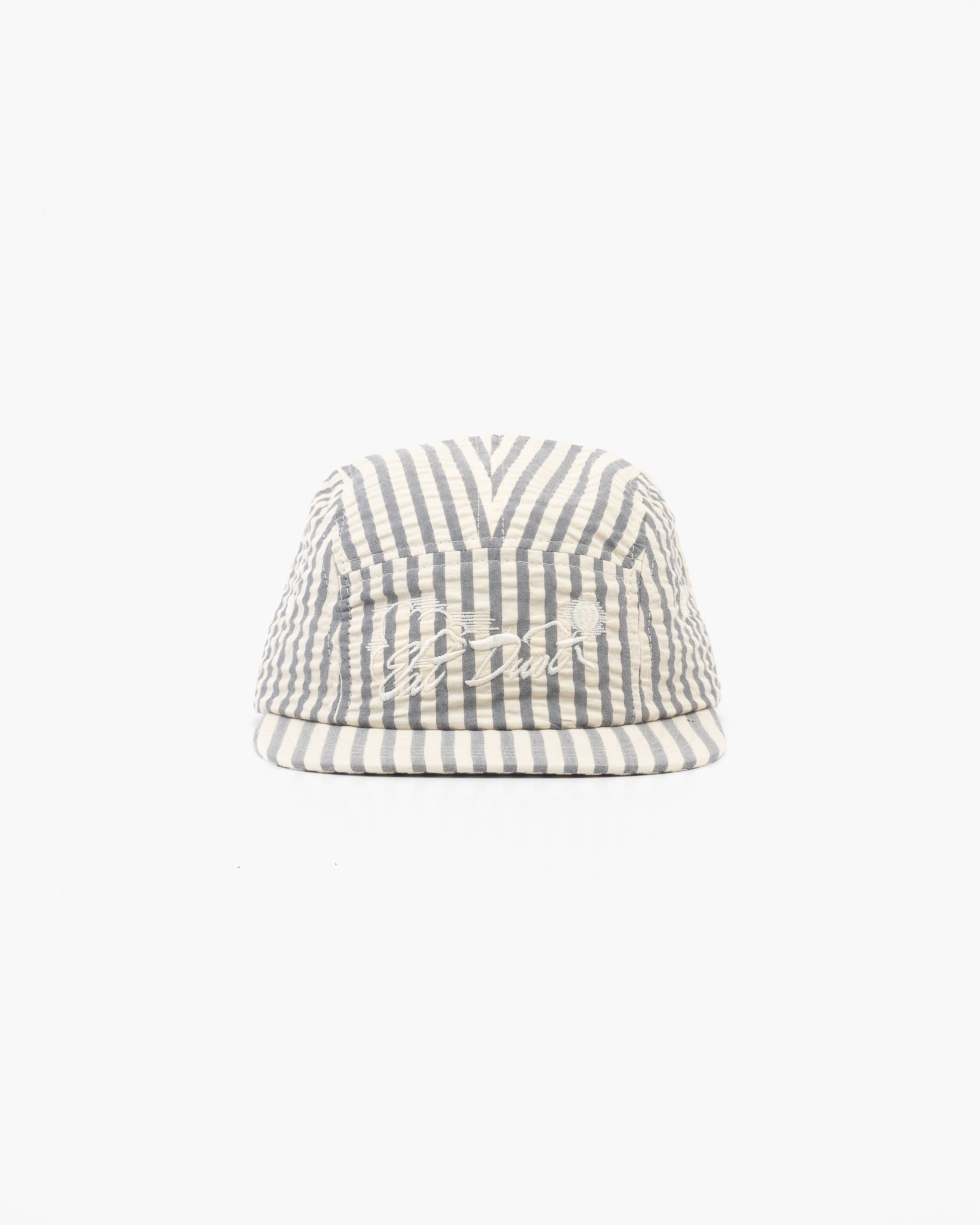 5 Panels Cap Belfast Seersucker Iron Off White