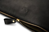 Flight Folio XL - Black Leather