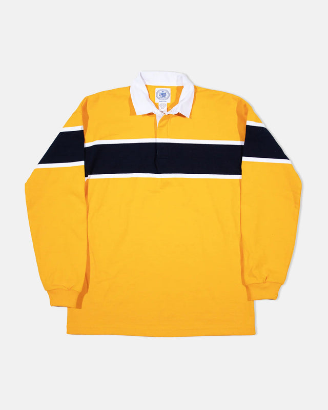 Made In Usa Gold Mountain Stripe J Press Seal Cotton Rugby