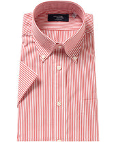 Short Sleeve Shirt Button Down Ice Cotton Dobby