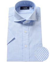 Short Sleeve Shirt Cutaway Ice Cotton Dobby