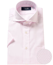 Short Sleeve Shirt Cutaway Ice Cotton Dobby