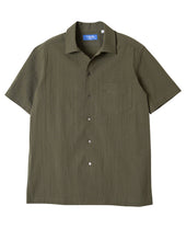 Short Sleeve Shirt Open Collar Ice Cotton Seersucker