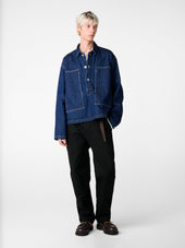 York Popover Denim Shirt In Wash