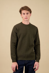 Pull Youri Col Rond - Kaki
