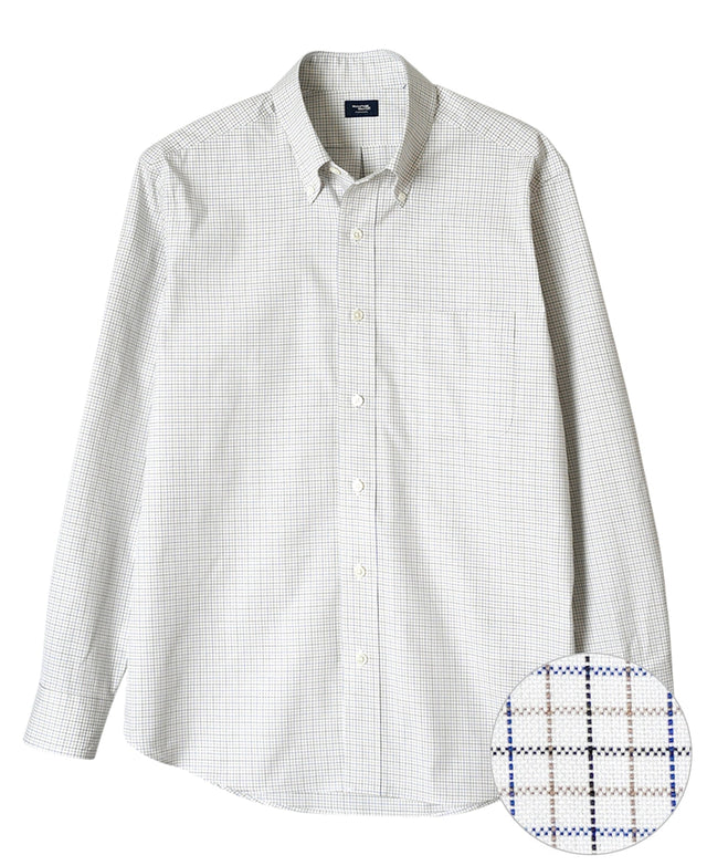TOKYO FIT - Casual Button Down Pinpoint Oxford