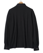 Long Sleeve High Twist Cotton Polo