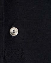 Long Sleeve High Twist Cotton Polo