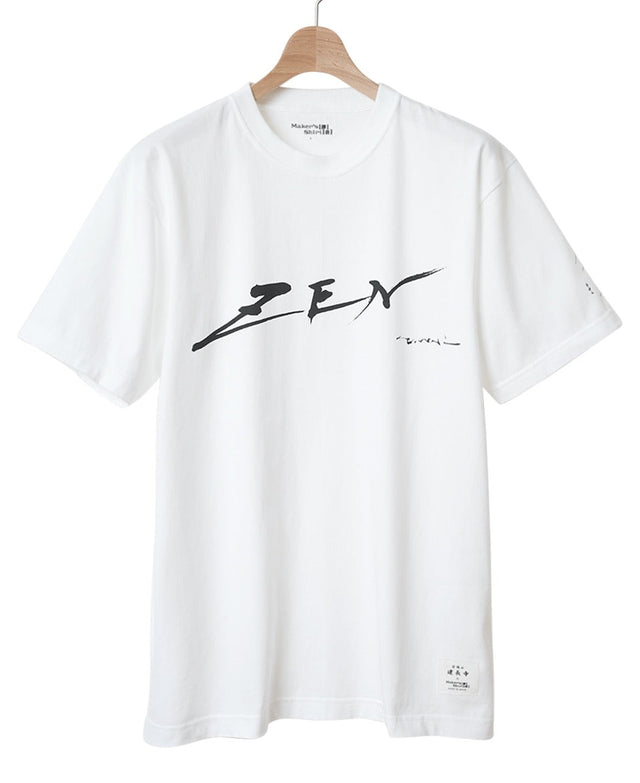 ZEN T-shirt Kenchoji × Kamari Maeda × Kamakura Shirts