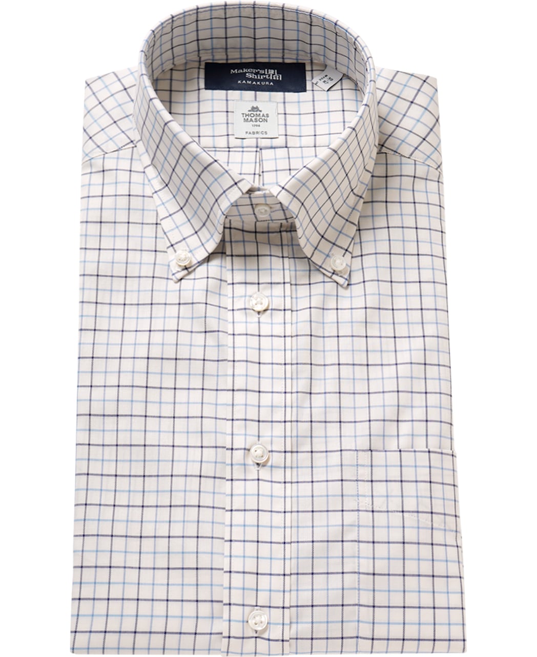 Tokyo Slim Fit Button Down Twill Thomas Mason
