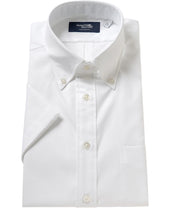 Short Sleeve Shirt - Button Down Pinpoint Oxford