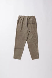 Green Tapered Textured Trousers