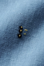 Sky Embroidered Cotton Shirt
