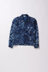Indigo Denim Patchwork Trucker Jacket