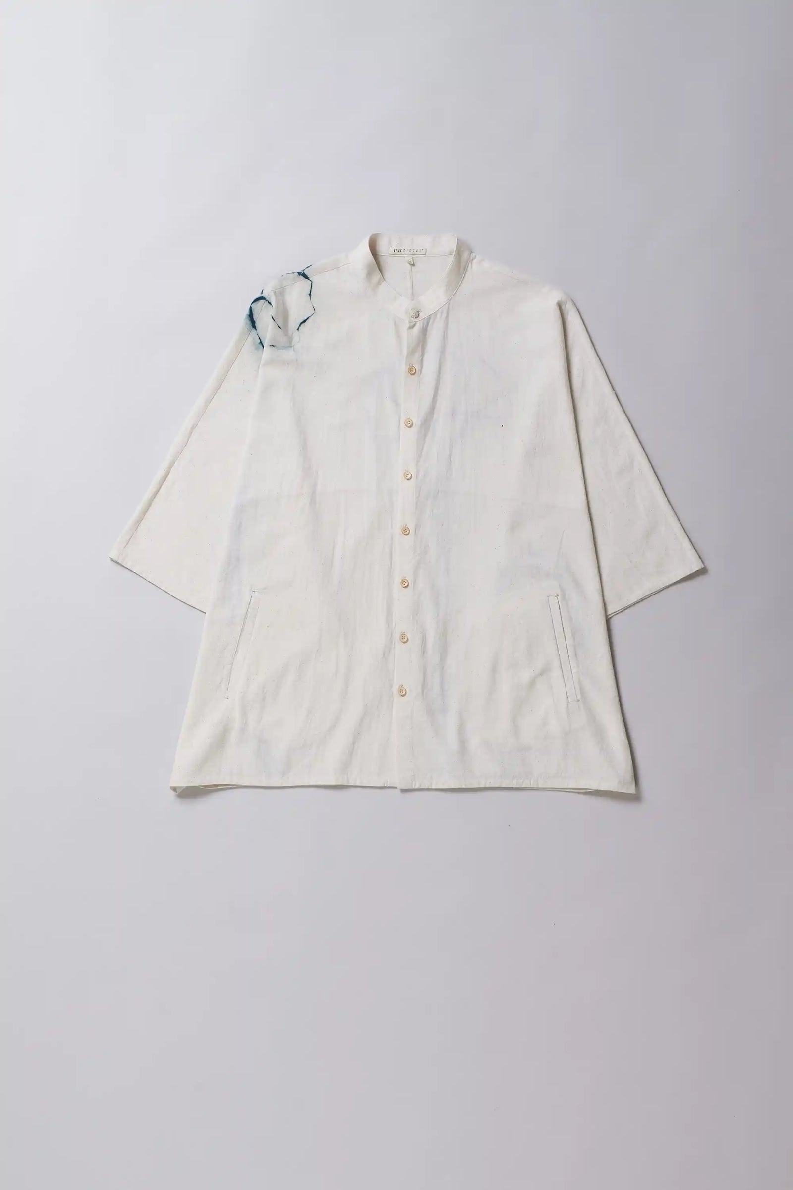 Mcover Ecru Shibori Shirt