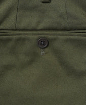 Flat Front Stretch Pants Cotton Blend