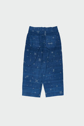 Medium Wide Legged Pants With Miniature Bandhani