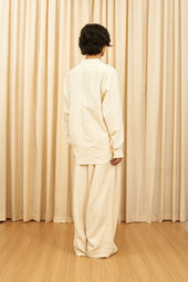 Zed Cotton Ecru Trouser