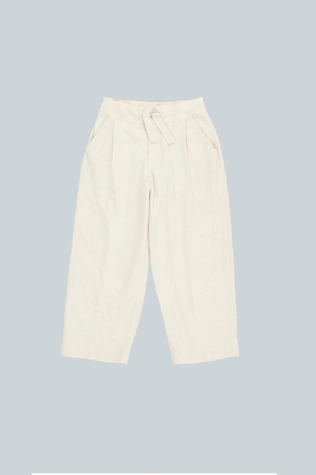 Zed Cotton Ecru Trouser