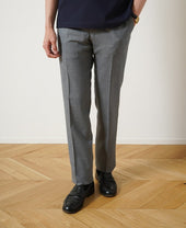Wool Trousers Flat Front