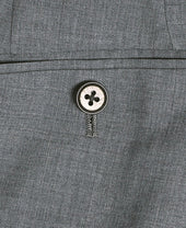Wool Trousers Flat Front