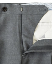 Wool Trousers Flat Front