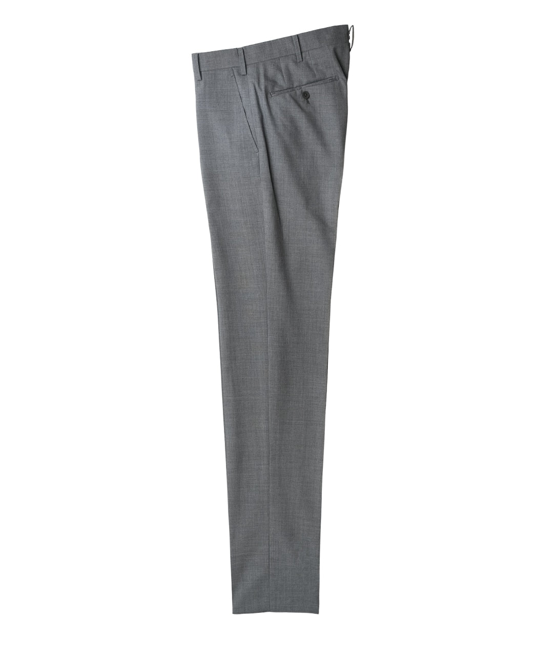 Flat Front Wool Trousers