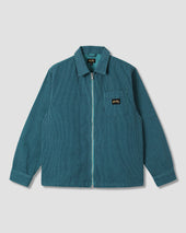 Zip Shirt (Blue/Teal Hickory)