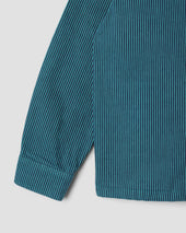 Zip Shirt (Blue/Teal Hickory)