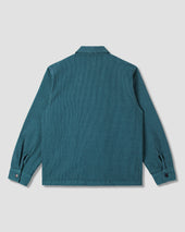 Zip Shirt (Blue/Teal Hickory)