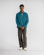 Zip Shirt (Blue/Teal Hickory)