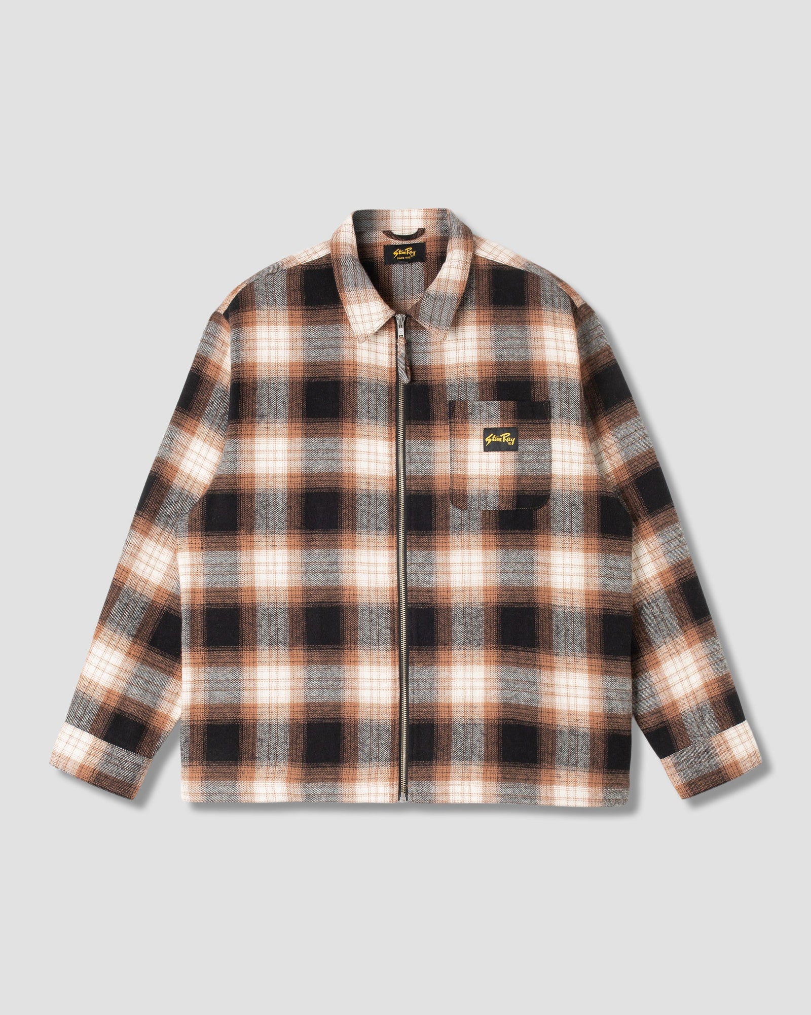 Zip Shirt Plaid