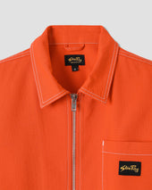 Zip Shirt (Faded Red Bedford)