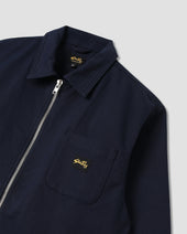 Zip Shirt (Navy Bedford)