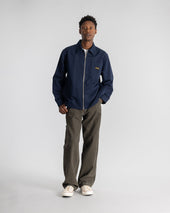 Zip Shirt (Navy Bedford)