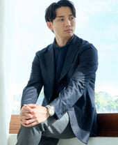 TECH WOOL Slacks single pleat