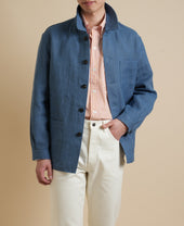 FRENCH WORK JACKET LINEN CANVAS