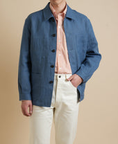 FRENCH WORK JACKET LINEN CANVAS