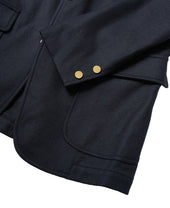 Unstructured Ivy Blazer Navy Flannel